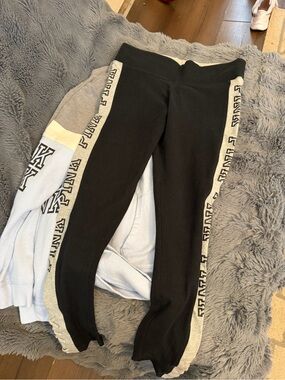 Victoria's Secret Pink Black Legging and Hoodie
